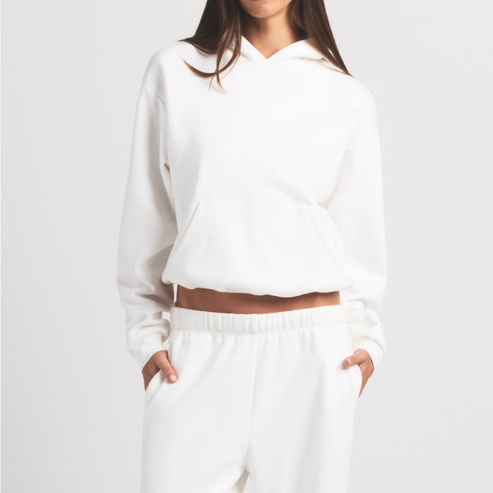 SKIMS Cotton Fleece Classic Hoodie in Marble